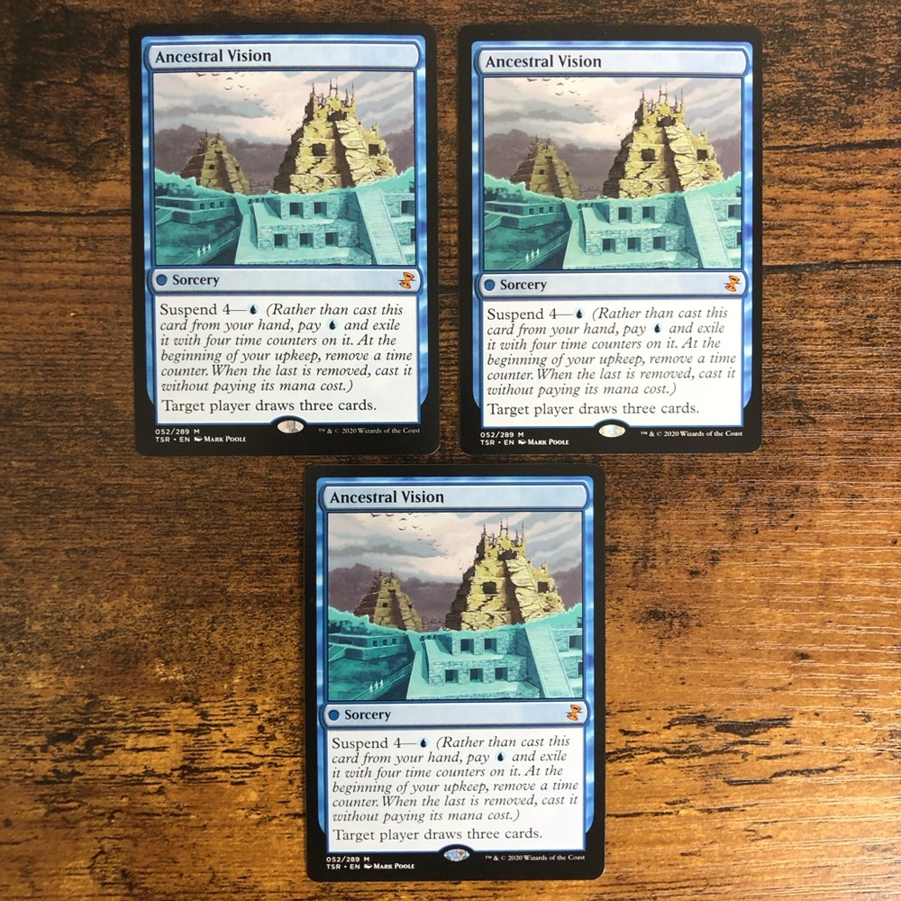 Magic the Gathering MTG Time Spiral Remastered
Ancestral Vision x3 NM